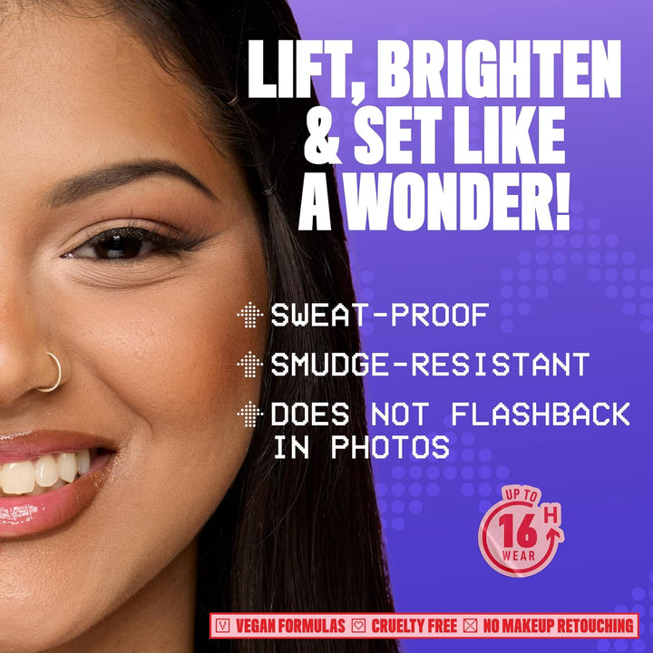 NYX PROFESSIONAL MAKEUP Wonder Snatch Setting Powder, Lifting Loose Powder With Up To 16HR Wear