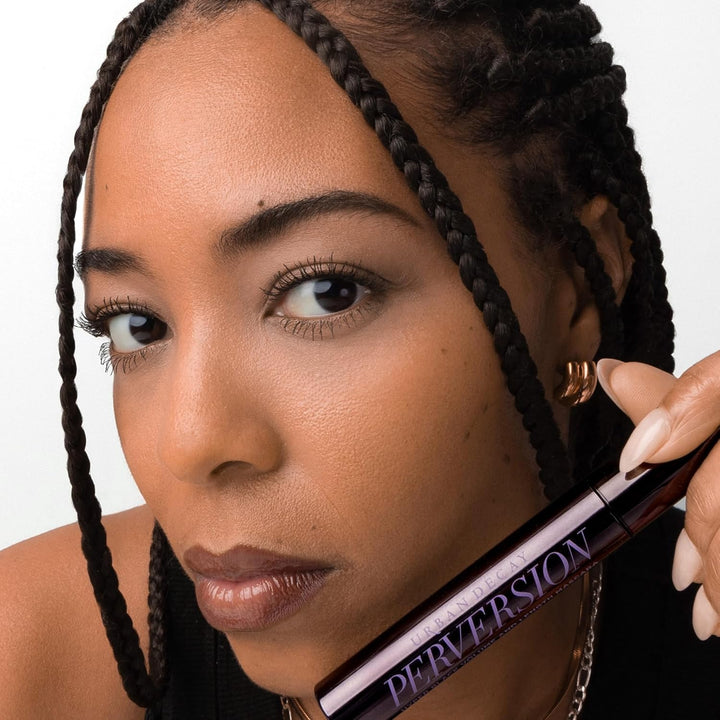 Urban Decay Perversion Volumizing Mascara - Intense Black Lengthening Mascara, Smudge-Resistant, Flake-free, Buildable Lash Volume & Length, Curling & Separating, Vegan Formula, Cruelty-free