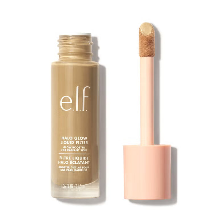 e.l.f. Halo Glow Liquid Filter, Complexion Booster For A Glowing, Soft-Focus Look, Infused With Hyaluronic Acid, Vegan & Cruelty-Free. Multi-Use