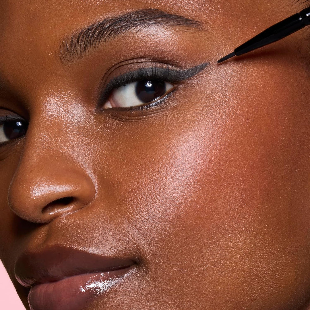 e.l.f. Ultra-Fine Eyeliner Brush, Pointed Tip For Creating Clean, Crisp Eye Makeup Looks, Use With Liquid, Cream & Kohl Formulas, Vegan & Cruelty-Free