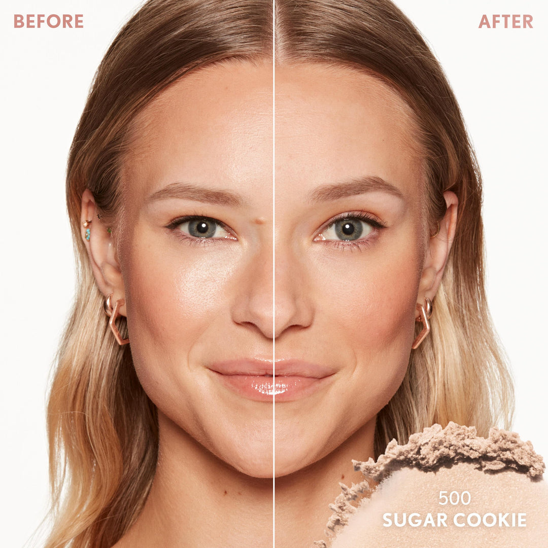 COVERGIRL TruBlend Skin Enhancer Baked Luminous Finishing Face Powder, with Hyaluronic Acid and White Rose Extract, Sheer &amp; Buildable