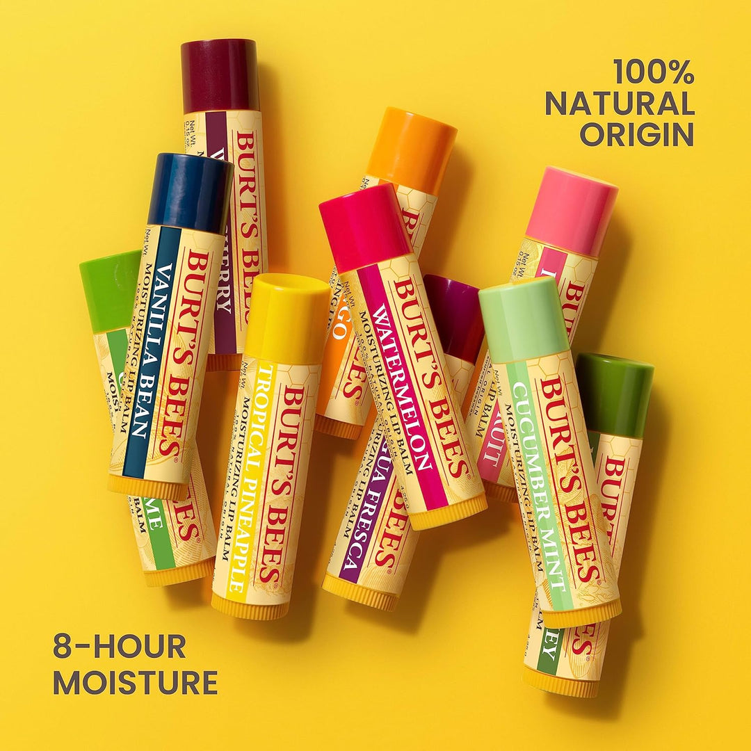 Burt's Bees Lip Balm - Original Beeswax, Lip Moisturizer With Responsibly Sourced Beeswax, Tint-Free, Natural Origin Conditioning Lip Treatment, 0.15 oz - 1 Count