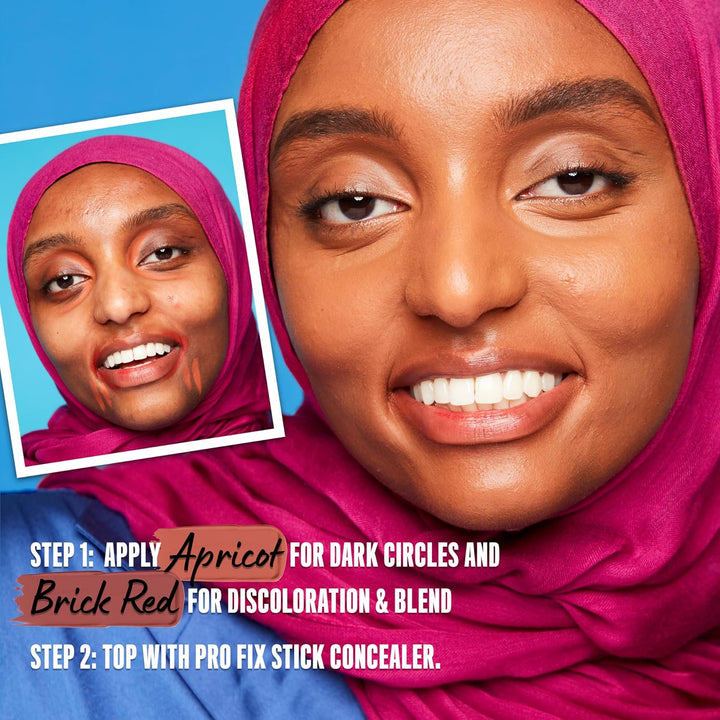 NYX PROFESSIONAL MAKEUP Pro Fix Stick Correcting Concealer, Buildable Medium Coverage Concealer Stick