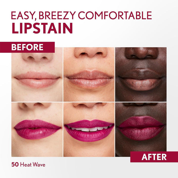 Covergirl Outlast Lipstain, Smooth Application, Precise Pen-Like Tip, Transfer-Proof, Satin Stained Finish, Vegan Formula, 0.06oz