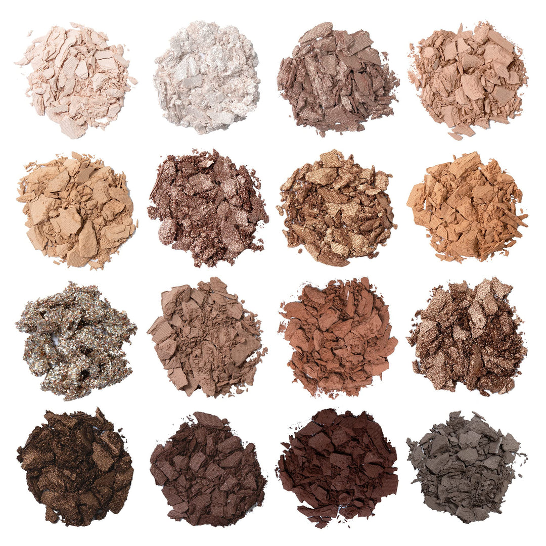 باليت wet n wild Always Naked، مكياج عيون نود محايد، قابل للمزج، ألوان نود دافئة وباردة، مطفي، لامع، جليتر، ناعم وكريمي