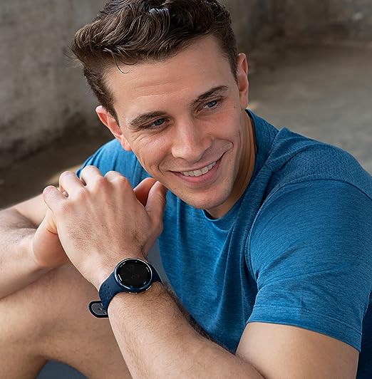 Armitron Sport Quartz Fitness Watch with Silicone Strap, Blue, 22 (Model: 40/8423NVY) - 3alababak
