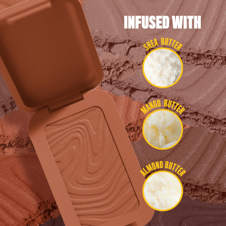 NYX PROFESSIONAL MAKEUP Matte Buttermelt Bronzer, Longwear Face Makeup with Up to 12 Hours of Wear, Vegan Formula 0.17 Ounce