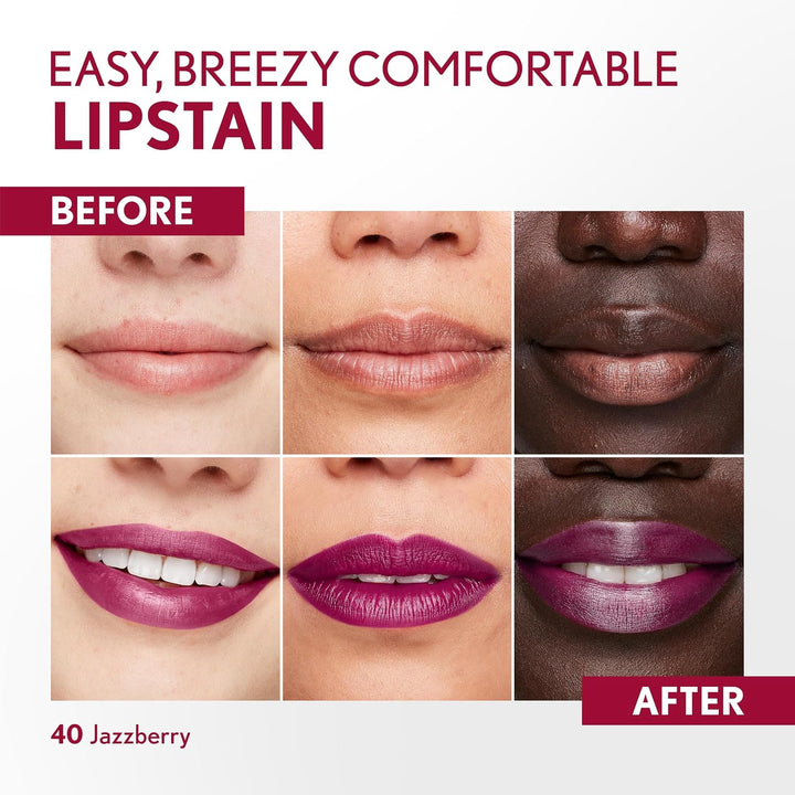 Covergirl Outlast Lipstain, Smooth Application, Precise Pen-Like Tip, Transfer-Proof, Satin Stained Finish, Vegan Formula, 0.06oz
