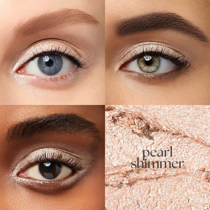 Julep Eyeshadow 101 Cream-to-Powder Waterproof Shadow Stick – Champagne Shimmer – Long-Lasting, Crease-Proof, Medium Golden-Beige Shimmer Cream Eyeshadow with Built-in Smudger