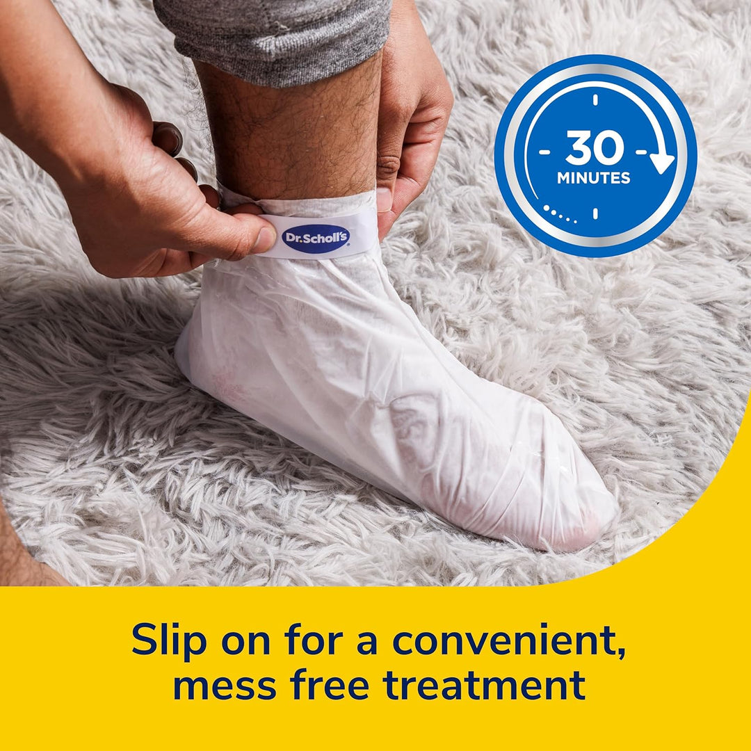 Dr. Scholl's Dry, Cracked Skin, Ultra Hydrating Foot Mask, 3 Pairs Moisturizing Socks