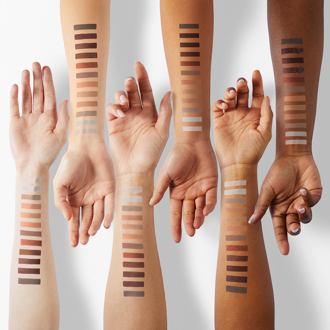 باليت wet n wild Always Naked، مكياج عيون نود محايد، قابل للمزج، ألوان نود دافئة وباردة، مطفي، لامع، جليتر، ناعم وكريمي