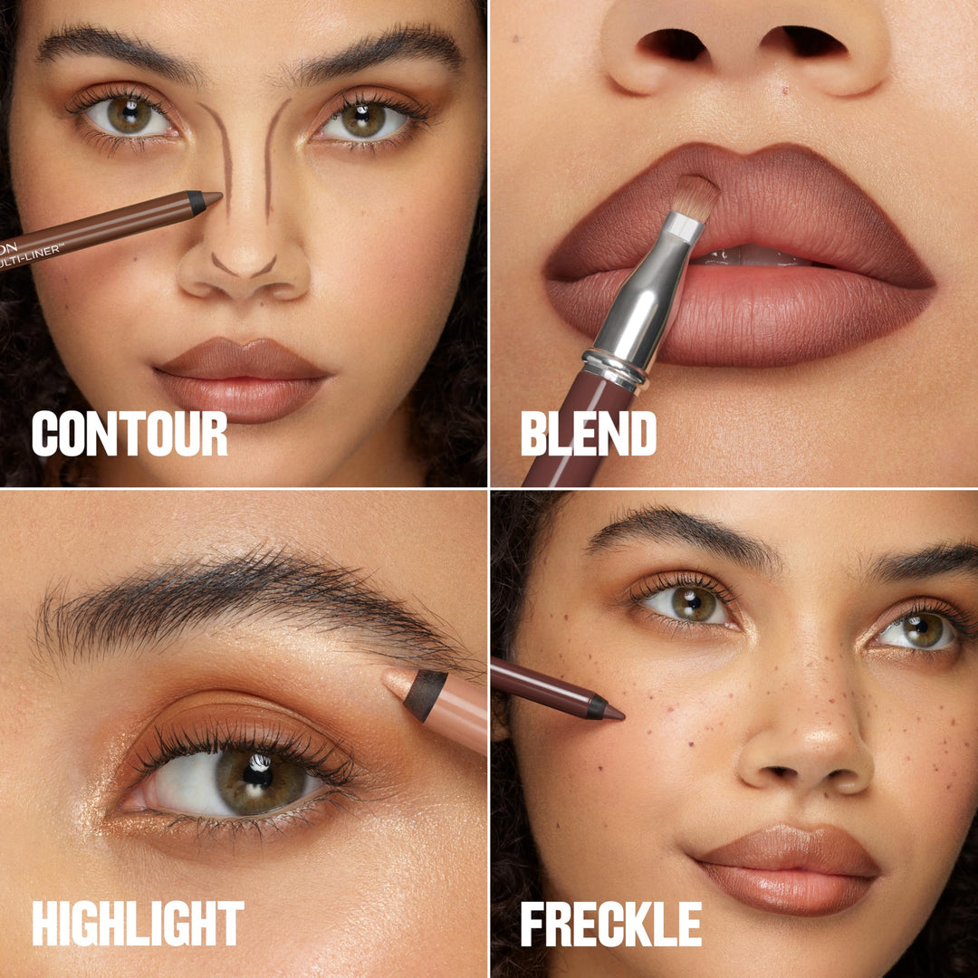Revlon ColorStay Multi-Liner for Lips, Eyes &amp; Face | Creamy multi-use liner for lips, eyes &amp; face. Precision brush for easy blending. Glides on without tugging.