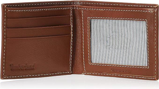 Timberland D10222/02 Men's Blix Slimfold Leather Wallet, Tan