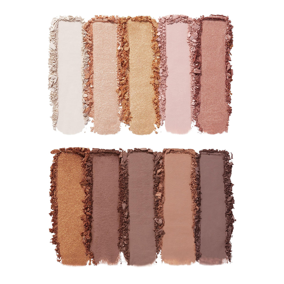 e.l.f. Perfect 10 Eyeshadow Palette, Ten Ultra-pigmented Neutral Shades, Blendable Formula, Vegan & Cruelty-free