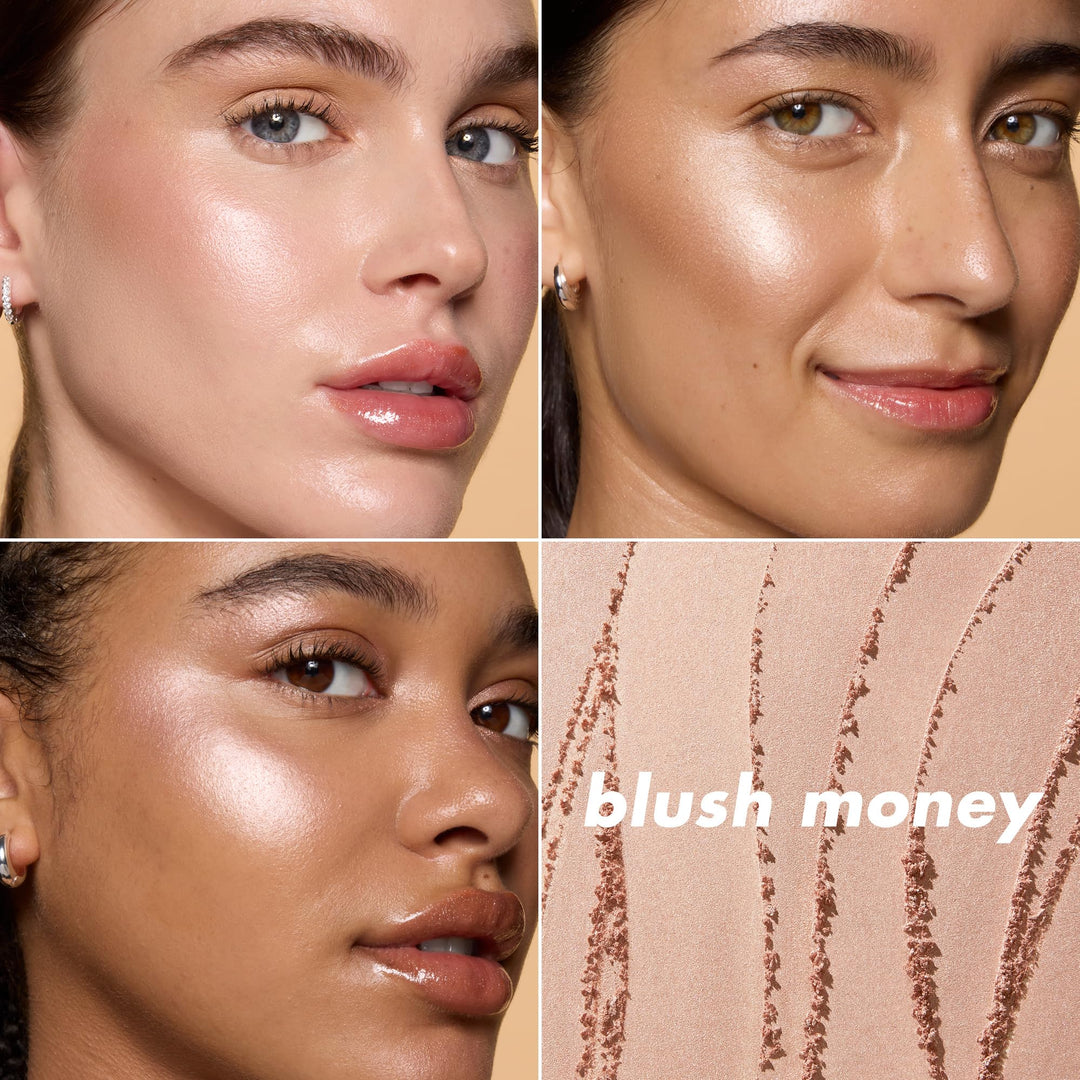 e.l.f. Halo Glow Silky Powder Highlighter, Long-Lasting Luminous Finish, Cake-Resistant With Micro-Shimmer, Vegan & Cruelty-Free