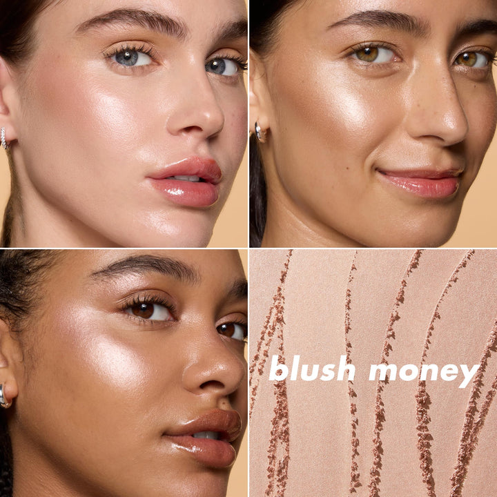 e.l.f. Halo Glow Silky Powder Highlighter, Long-Lasting Luminous Finish, Cake-Resistant With Micro-Shimmer, Vegan & Cruelty-Free