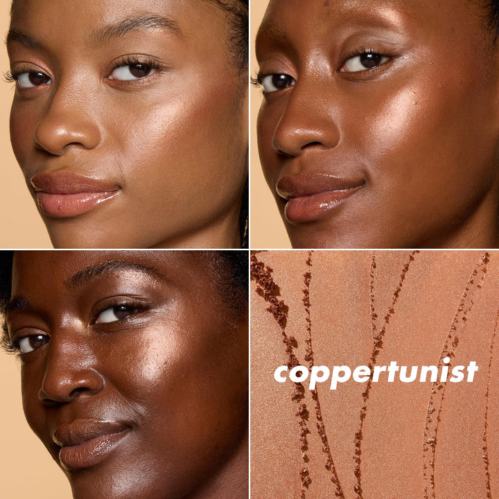 e.l.f. Halo Glow Silky Powder Highlighter, Long-Lasting Luminous Finish, Cake-Resistant With Micro-Shimmer, Vegan & Cruelty-Free