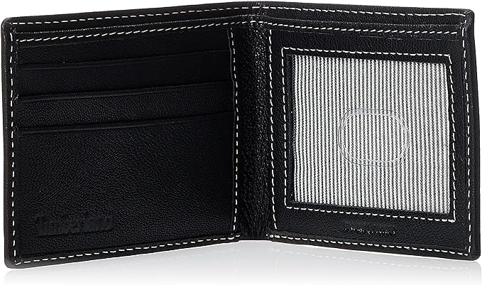 Timberland Men's Blix Slimfold Leather Wallet Black D10222/08A