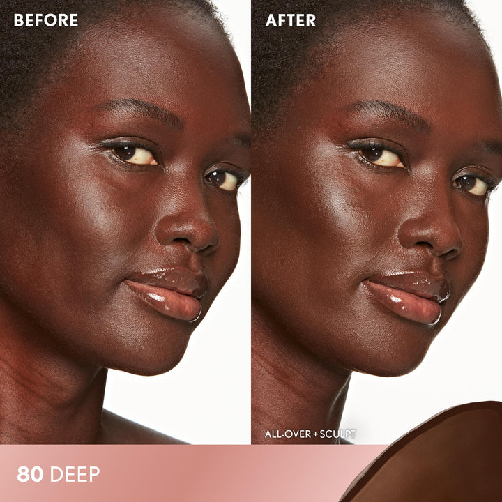 COVERGIRL TruBlend Sun &amp; Sculpt Bronzing Glow Serum, Buildable, Radiant Glow, Wand and Pump Applicator