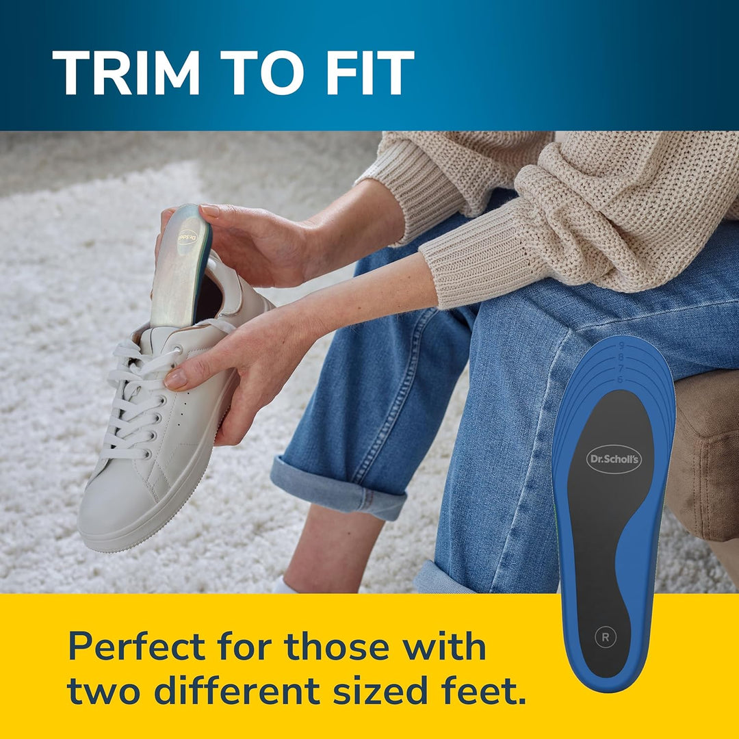 Dr. Scholl’s Pressure Relief Insoles - The Only Proven Insole to Reduce Episodes of Nerve Pain, Neuropathy Pain Relief for Feet, Good for Diabetics, Reduces Foot Pressure, Shoe Inserts Women Size 6-10