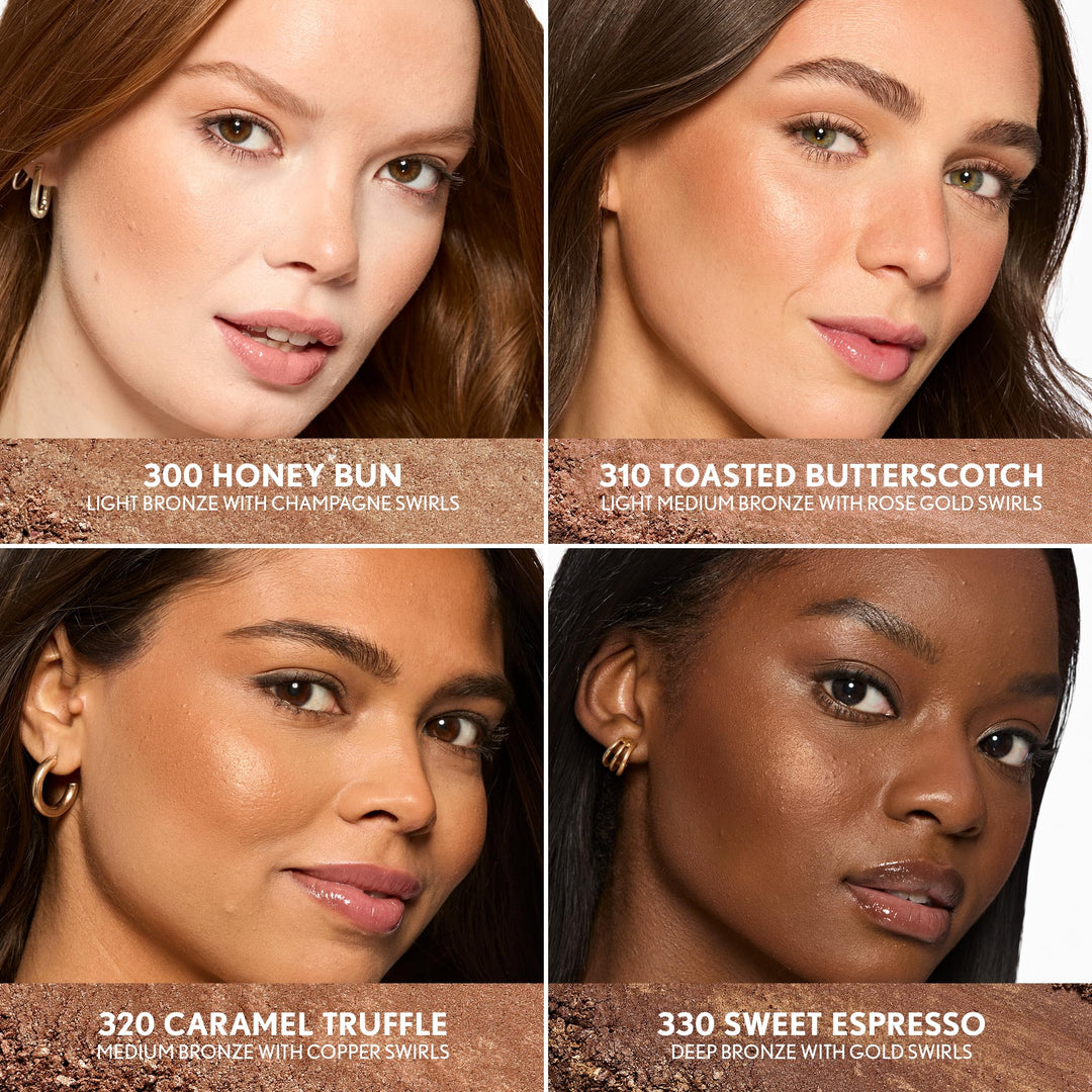 أحمر الخدود/البرونزر المخبوز المضيء TruBlend Skin Enhancer من COVERGIRL، مع حمض الهيالورونيك وخلاصة الورد الأبيض، يمتزج بسلاسة