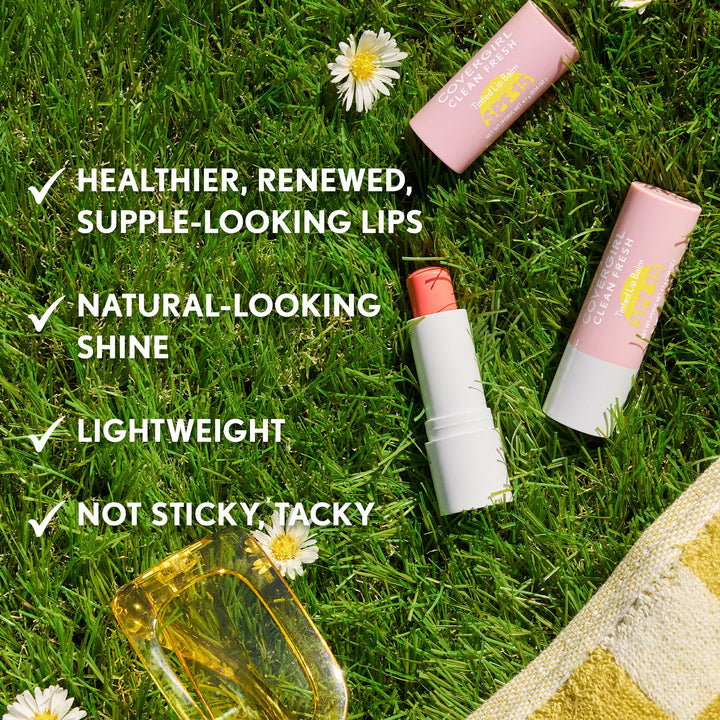 CoverGirl Clean Fresh Tinted Lip Balm, Vegan Formula, Hydrating, Natural Finish