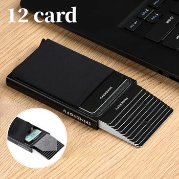 Anti Thief Rfid Credit Card Holder Smart Minimalist Wallet Pocket Men Women Slim Cardholder Bank Cash Creditcard Case Bag Purse