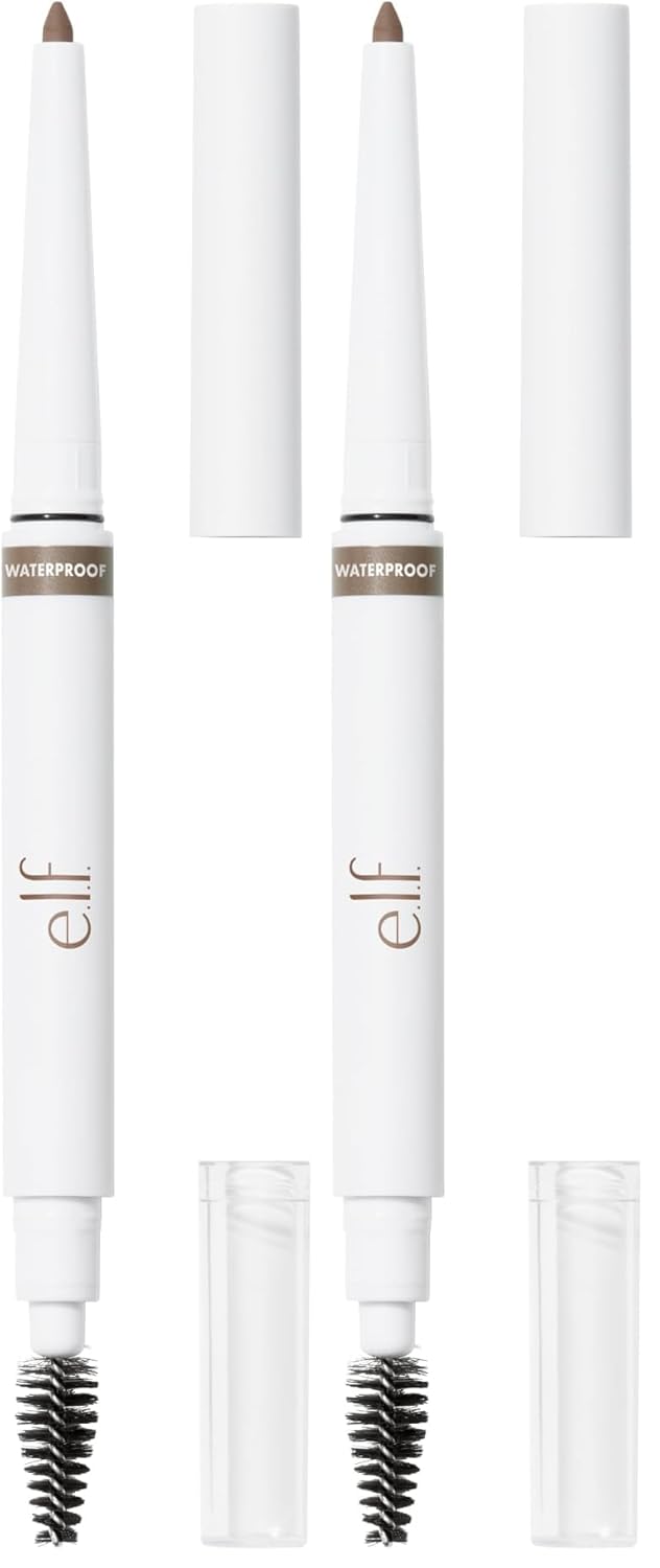 e.l.f. Cosmetics Instant Lift Brow Pencil 2-Pack, Dual-Ended Precision Brow Pencils For Shaping & Defining Brows