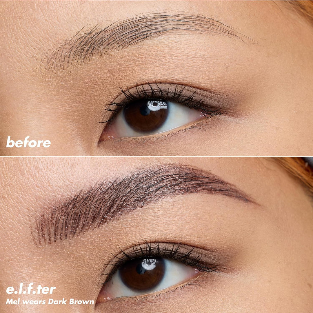 e.l.f. Holy Strokes Micro-Fine Brow Pen, Liquid Waterproof Eyebrow Makeup For Detailing &amp; Adding Dimension, Vegan &amp; Cruelty-Free