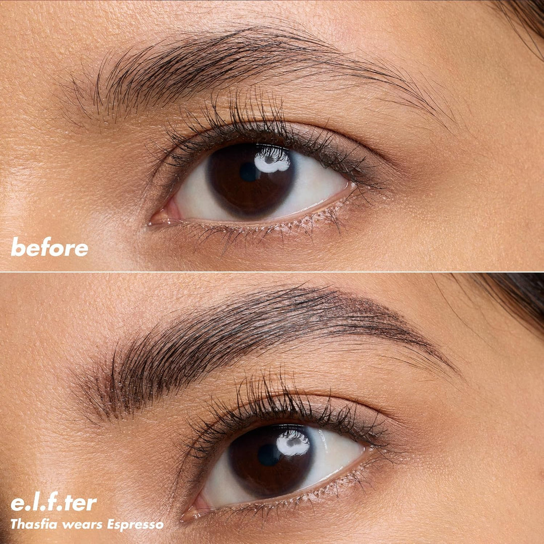 e.l.f. Holy Strokes Micro-Fine Brow Pen, Liquid Waterproof Eyebrow Makeup For Detailing &amp; Adding Dimension, Vegan &amp; Cruelty-Free