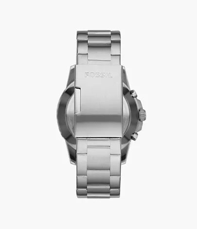 Fossil Men's Hybrid Smartwatch FB-01 Stainless Steel, Silver - FTW1198 - 3alababak