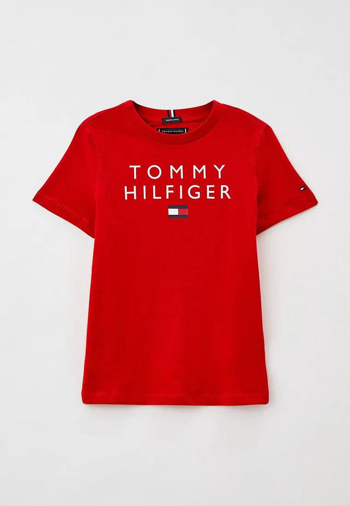 Tommy Hilfiger – logo tshirt regular fit – boys ( 12 years )