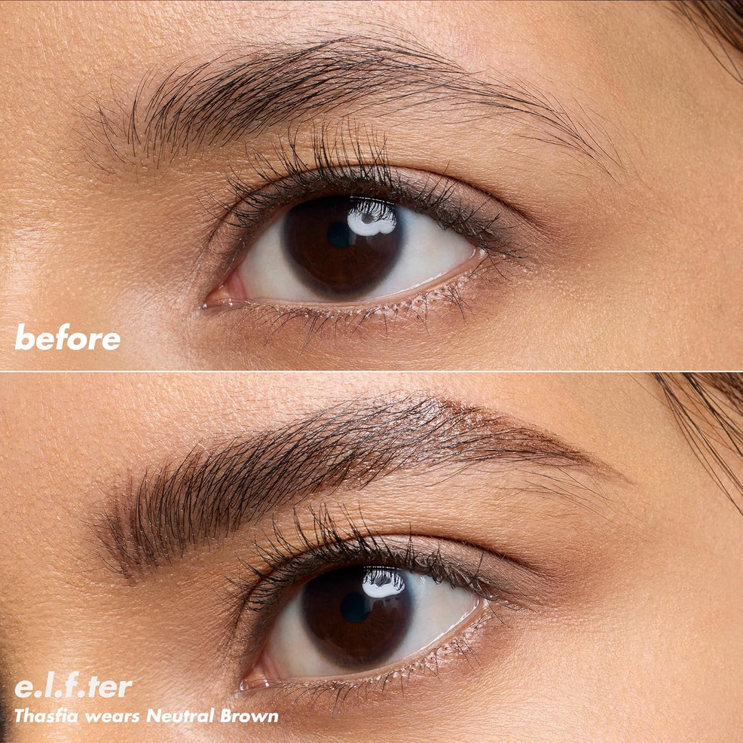 e.l.f. Holy Strokes Micro-Fine Brow Pen, Liquid Waterproof Eyebrow Makeup For Detailing &amp; Adding Dimension, Vegan &amp; Cruelty-Free