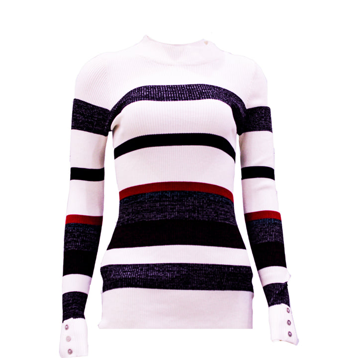 Guess Women Long Sleeve Multicolor Pullover