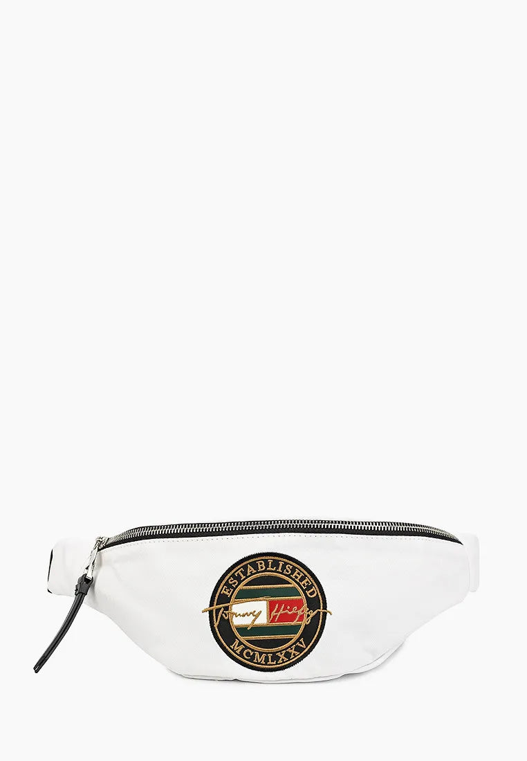 Tommy jeans white bum bag deals