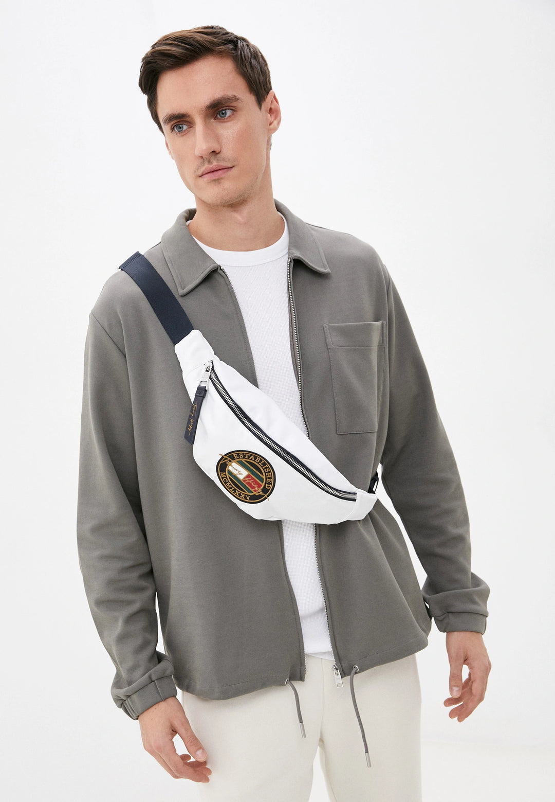 Tommy Hilfiger Men s TH Signature Crossbody Waist Bag White