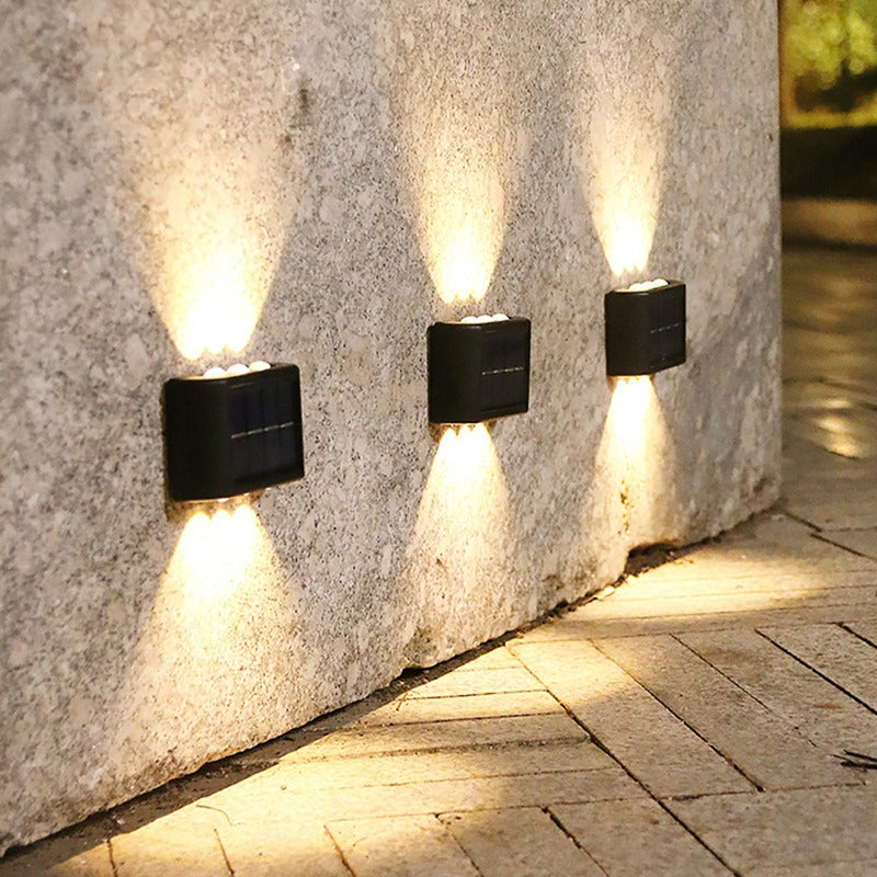 Outdoor Solar Wall Lights Up and Down 6 LED Solar for gardens and others