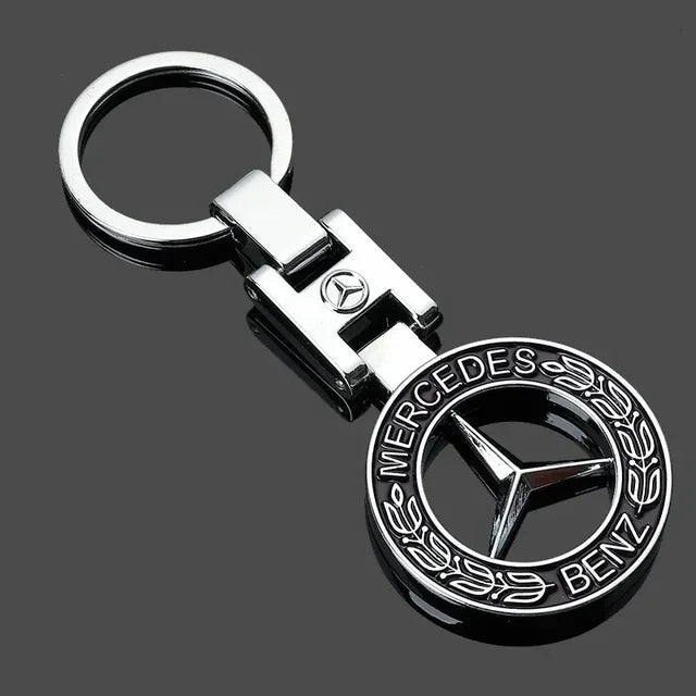 Metal Car Key Chain Keyring Pendant Auto Interiors Accessories For Mercedes Benz