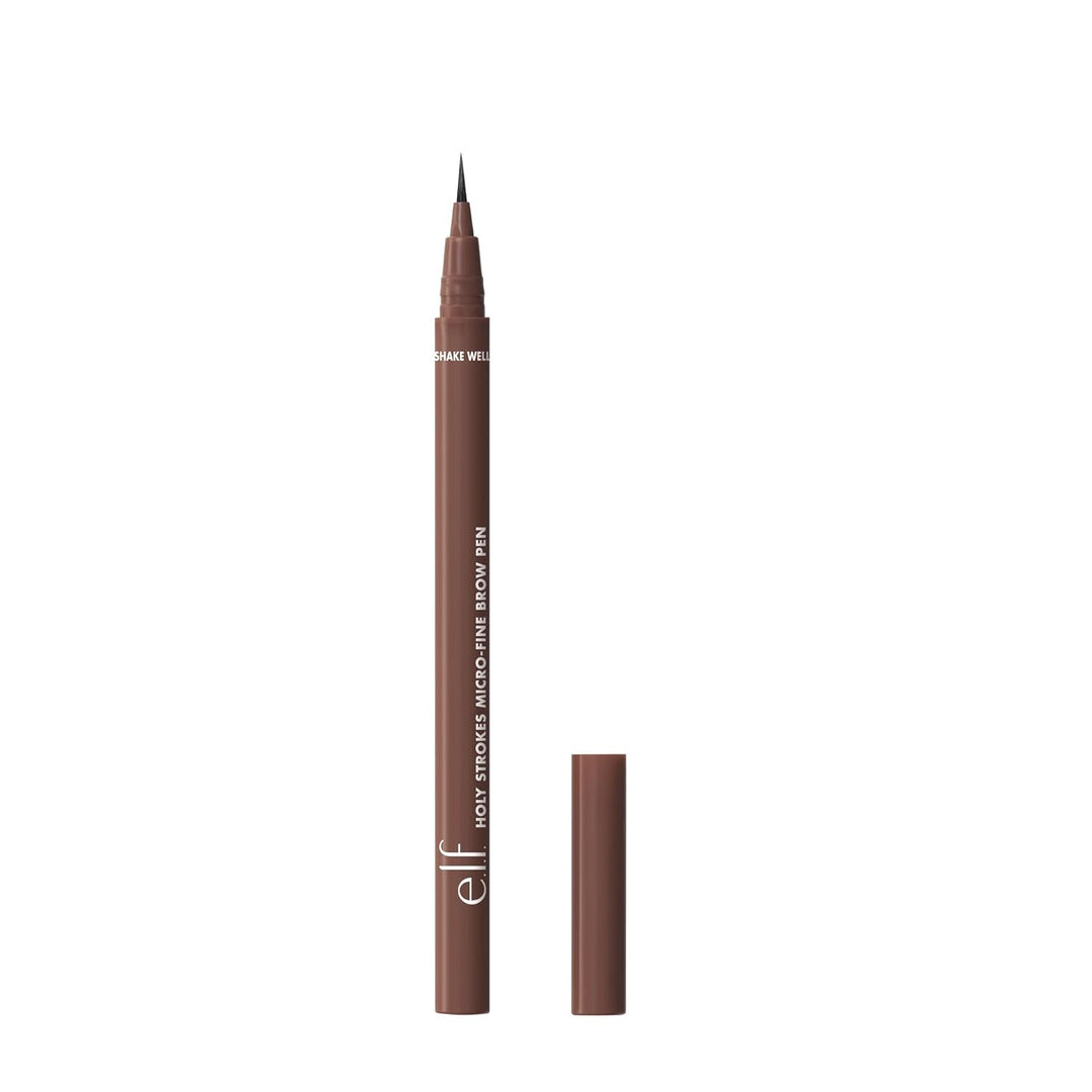 e.l.f. Holy Strokes Micro-Fine Brow Pen, Liquid Waterproof Eyebrow Makeup For Detailing &amp; Adding Dimension, Vegan &amp; Cruelty-Free