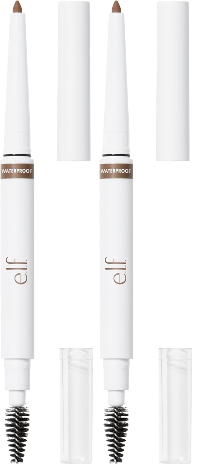 e.l.f. Cosmetics Instant Lift Brow Pencil 2-Pack, Dual-Ended Precision Brow Pencils For Shaping & Defining Brows