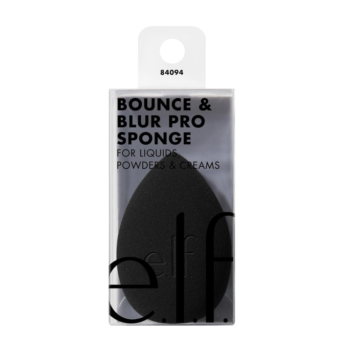 e.l.f. Bounce &amp; Blur Pro Sponge, Multi-Use Makeup Blending Sponge for Cream, Liquid &amp; Powder Formulas, Creates A Blurred Finish, Vegan &amp; Cruelty-Free