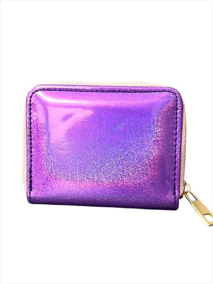 Elegant Wallet Containing One Zipper Pockets With Square Design And Practical For Women - purple