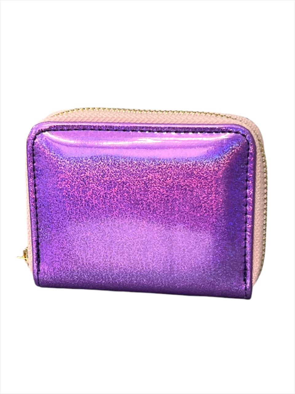 Elegant Wallet Containing One Zipper Pockets With Square Design And Practical For Women - purple