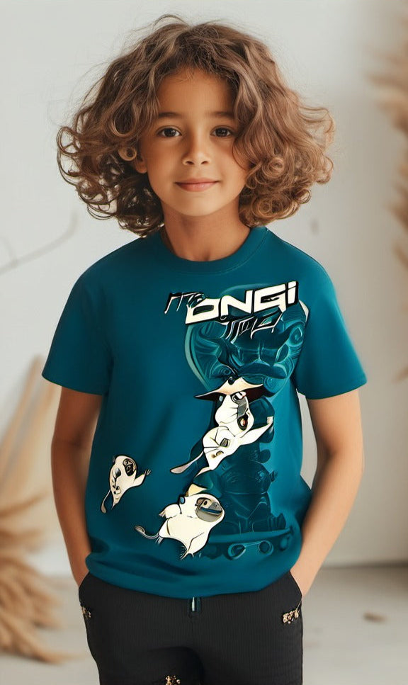 Ongis T-Shirt for Boys – Disney Raya and the Last Dragon - Size 10-12 Years