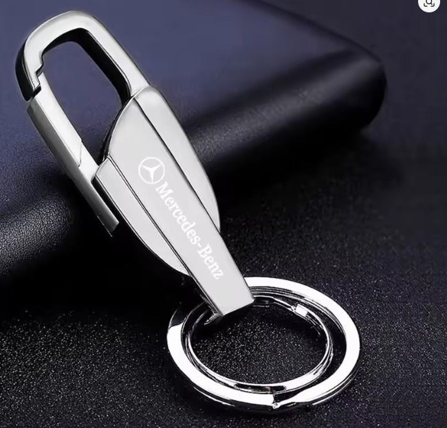 Keychain Mercedes Benz Car Zinc Alloy Key Ring Customize Emblem