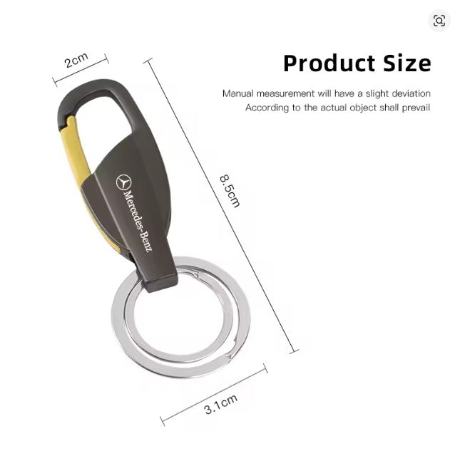 Keychain Mercedes Benz Car Zinc Alloy Key Ring Customize Emblem