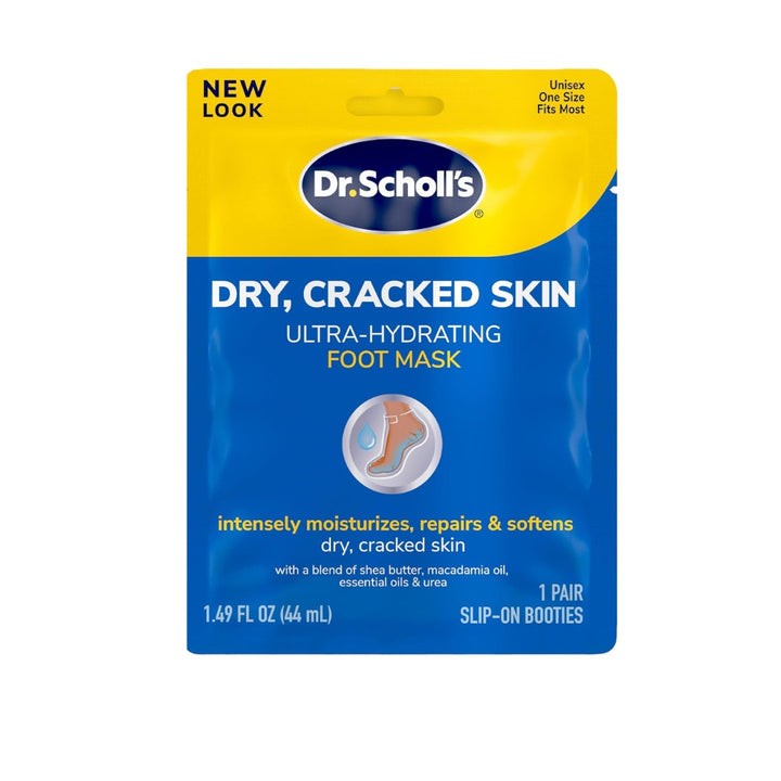 Dr. Scholl's Ultra Hydrating Foot Peel Mask , Intensely Moisturizes Repairs and Softens Rough Dry Skin with Urea, 1 Pair