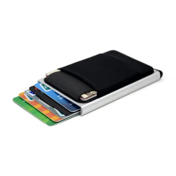 Anti Thief Rfid Credit Card Holder Smart Minimalist Wallet Pocket Men Women Slim Cardholder Bank Cash Creditcard Case Bag Purse