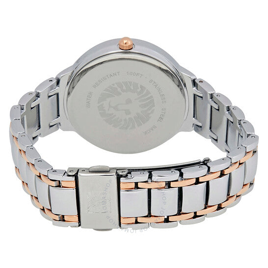 Anne Klein Women's White Dial Stainless Steel Band Watch - AK-2781SVRT - 3alababak
