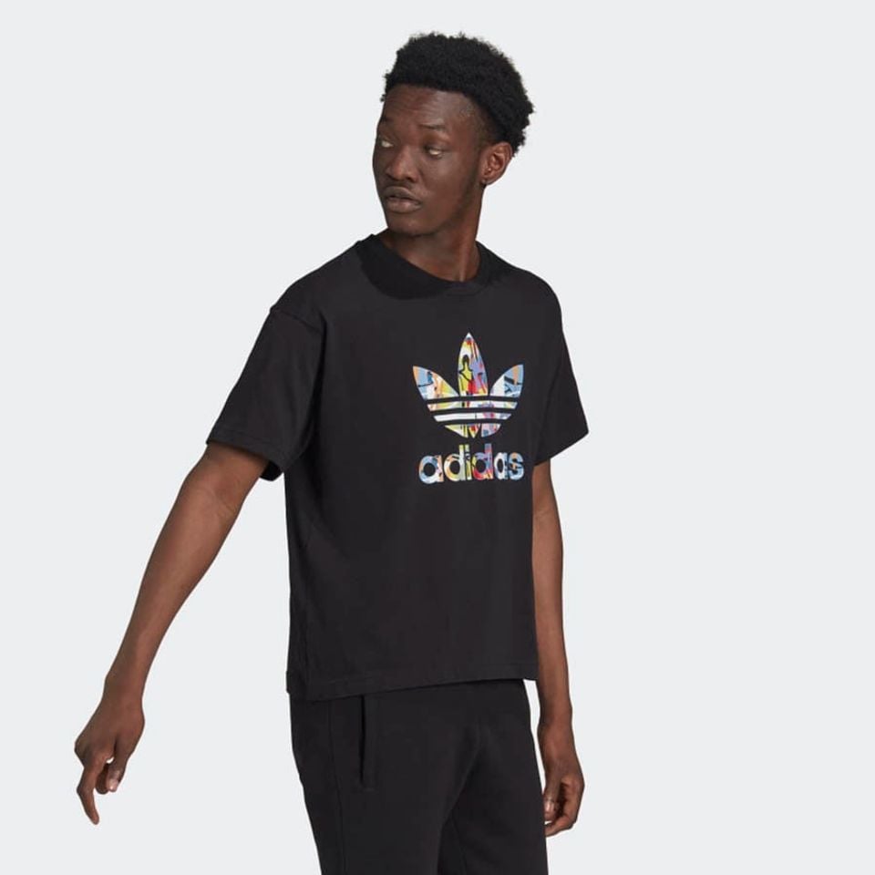 Adidas Unisex T-shirt Black Size 54 - 3alababak
